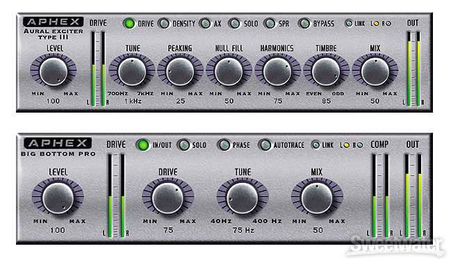 Aphex Aural Exciter and Big Bottom Pro Bundle Plug-in Suite