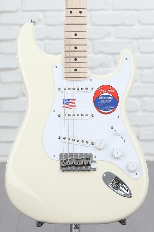 Fender Eric Clapton Stratocaster - Olympic White with Maple Fingerboard ...