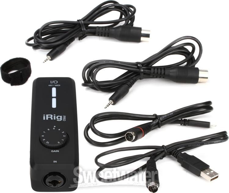 IK Multimedia iRig Pro I/O USB Audio Interface for iOS, Android 