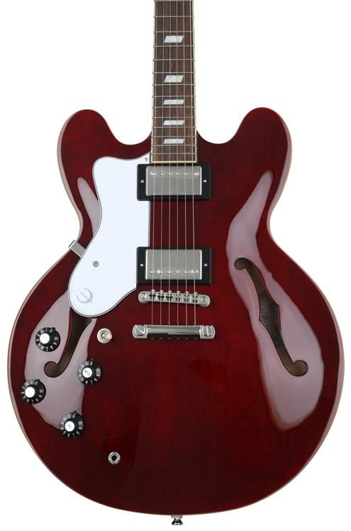 Epiphone Noel Gallagher Riviera Semi-hollow Left-handed Electric Guitar Dark  Red Wine Sweetwater
