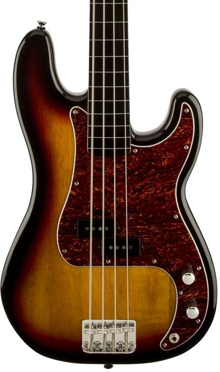 squier precision fretless