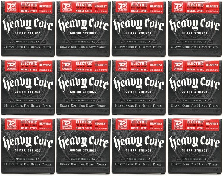 Dunlop DHCN1254 Heavy Core NPS Electric Strings .012 .054