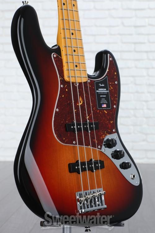 Fender American Professional II Jazz Bass - 3 Color Sunburst with 