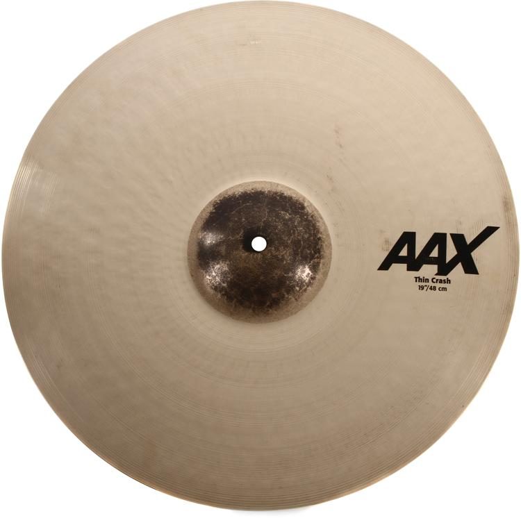21906XCB 19 AAX Thin Brilliant Finish Sabian Crash Cymbal 