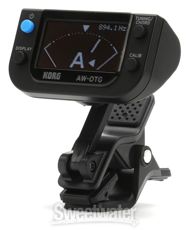 Korg AW-OTG OLED Display Clip-on Guitar Tuner | Sweetwater
