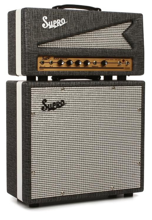 Supro Black Magick Stack 25 Watt Class A Tube Head And 1790c 1x12