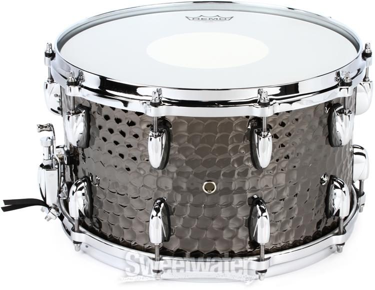 Gretsch Drums Hammered Black Steel Snare Drum - 8 x 14 inch