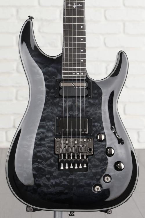 Schecter Hellraiser Hybrid C-1 FR-S Electric Guitar - Trans Black Burst