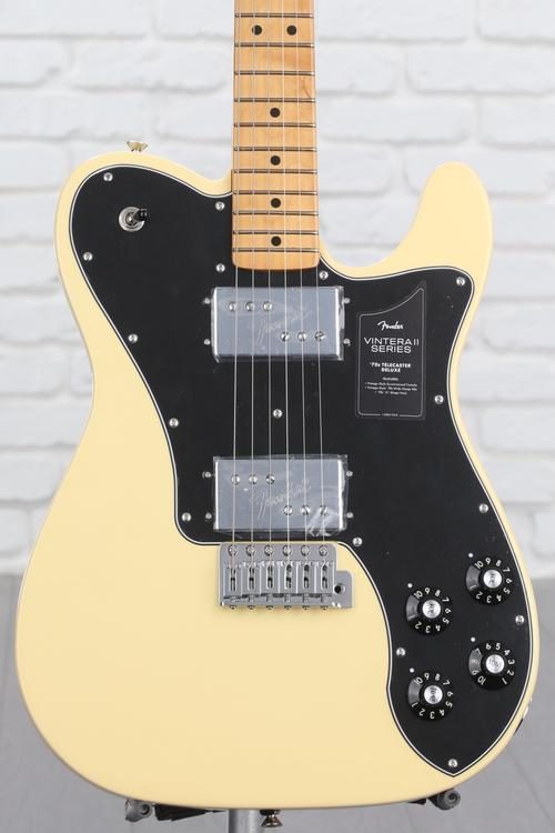 Fender Vintera II '70s Telecaster Deluxe Electric Guitar - Vintage White