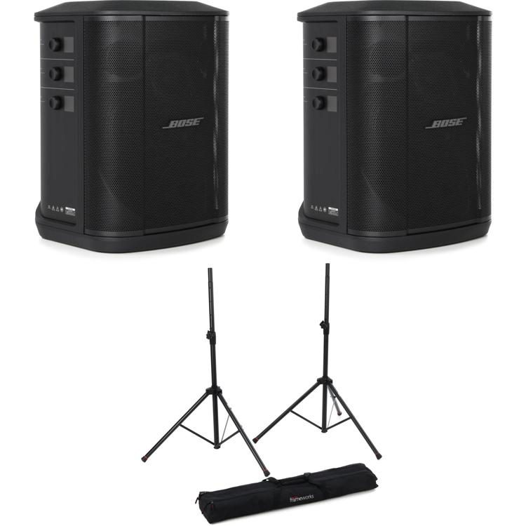 Født Trivial Forberedelse Bose S1 Pro+ Multi-position PA System Pair with Stands | Sweetwater