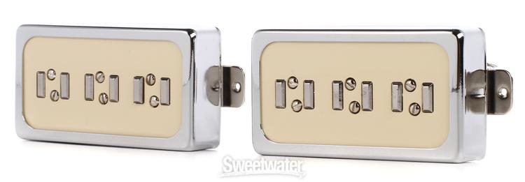 Seymour Duncan Custom Shop Phat Staple P-90 2-piece Pickup Set - Cream with  Nickel Cover