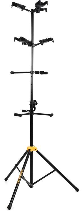 Hercules Stands GS526B PLUS Auto Grip System Display Stand for up to 6  Guitars