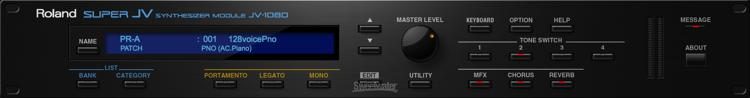 Roland JV-1080 Synthesizer Software | Sweetwater