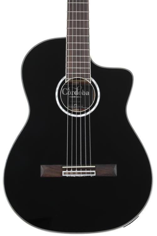 Cordoba Fusion 5 Jet Acoustic Guitar - Black | Sweetwater