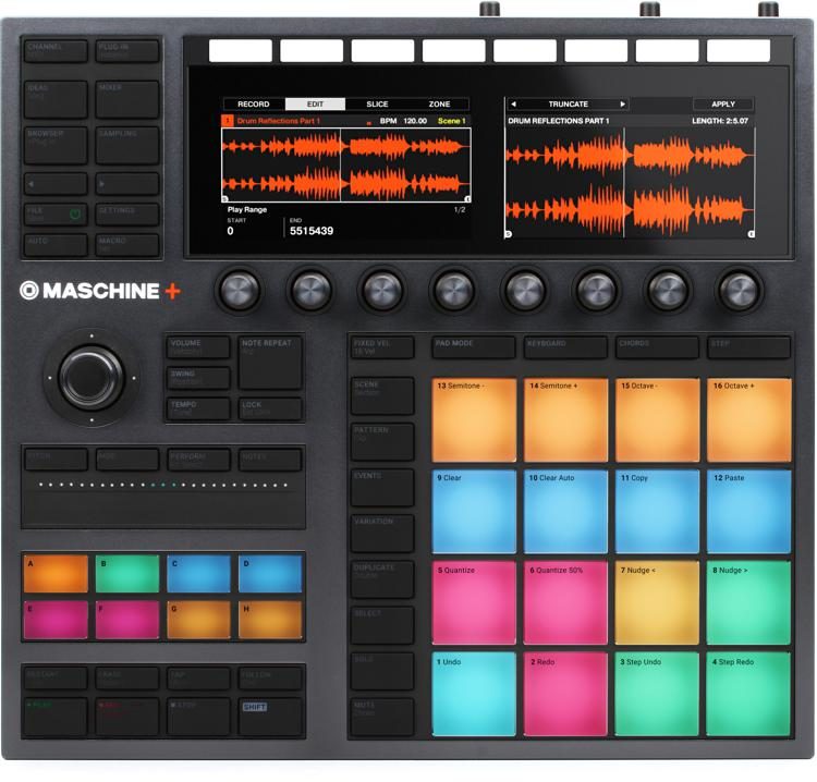 Native Instruments Maschine Plus Standalone Production Performance Instrument | Sweetwater