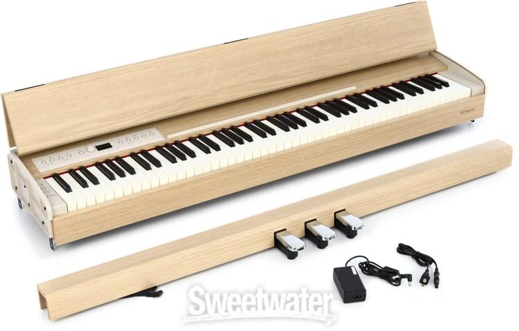 Disparidad Ventilar estudio Roland F701 Digital Upright Piano - Light | Sweetwater