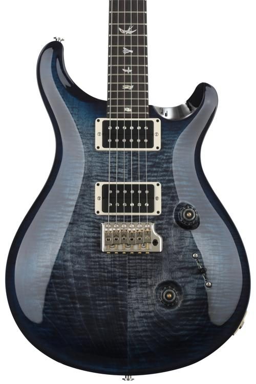 PRS Custom 24 - Charcoal Blue Wrap Burst With Pattern Regular Neck ...