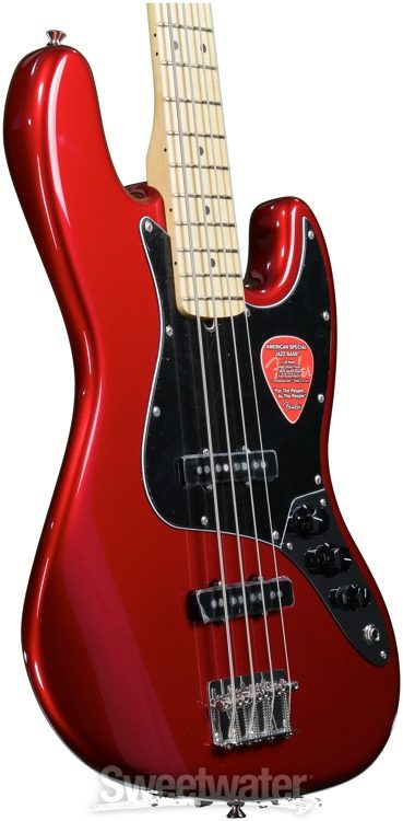 Fender American Special Jazz Bass - Candy Apple Red | Sweetwater