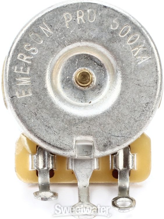 Jackson 500K Audio Taper Split Shaft Large Case Potentiometer For Volume Or Tone