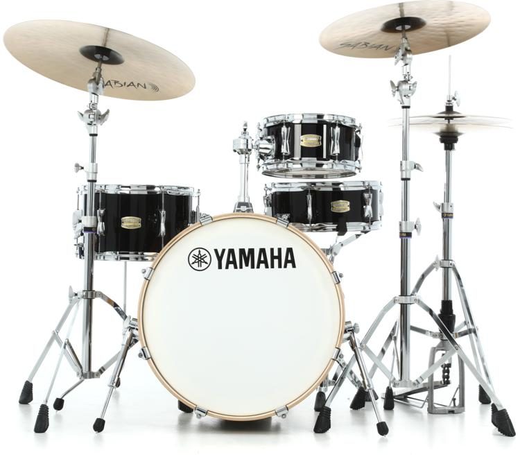 niebla Donación admirar Yamaha Stage Custom Hip 4-piece Shell Pack - Raven Black | Sweetwater