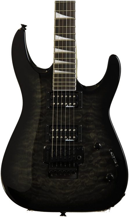 jackson js32q dinky transparent black