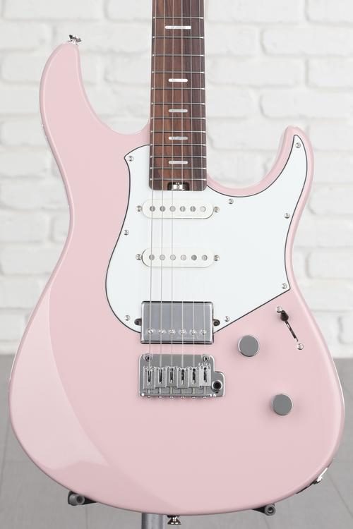 Pink deals yamaha guitar