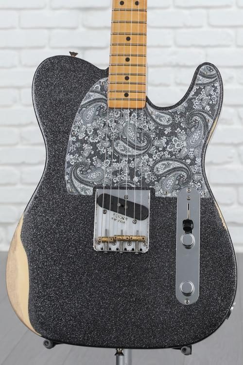 Fender Brad Paisley Road Worn Esquire Electric Guitar - Black