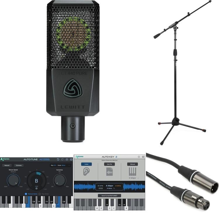 Lewitt LCT 440 PURE Condenser Microphone and AutoTune Essentials