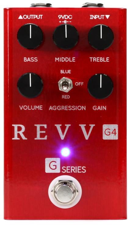Verkeersopstopping Commotie haar Revv G4 Red Channel Preamp/Overdrive/Distortion Pedal Reviews | Sweetwater