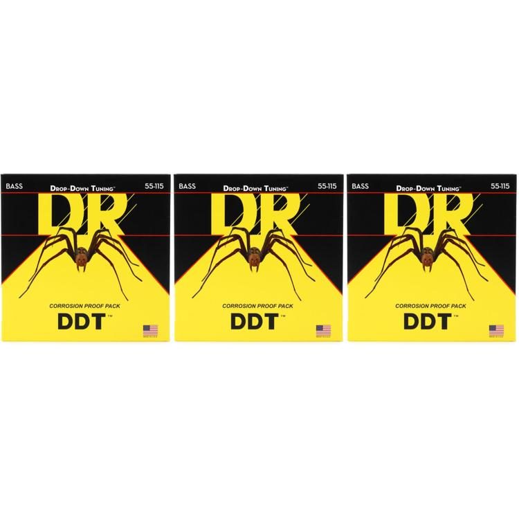 STANDARD SERIES STAINLESS STEEL BASS STRINGS 45-100 - Dunlop
