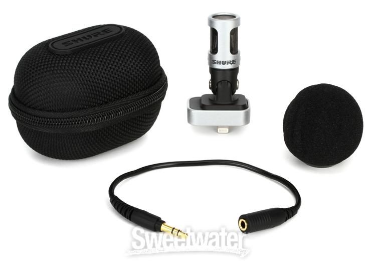 Shure MV88 Digital Stereo Condenser Microphone for iOS | Sweetwater