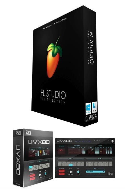 Image Line FL Studio Fruity Edition and UVI Digital Synsations Bundle |  Sweetwater