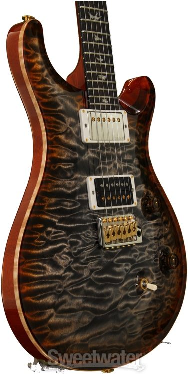 prs custom 24 burnt maple leaf