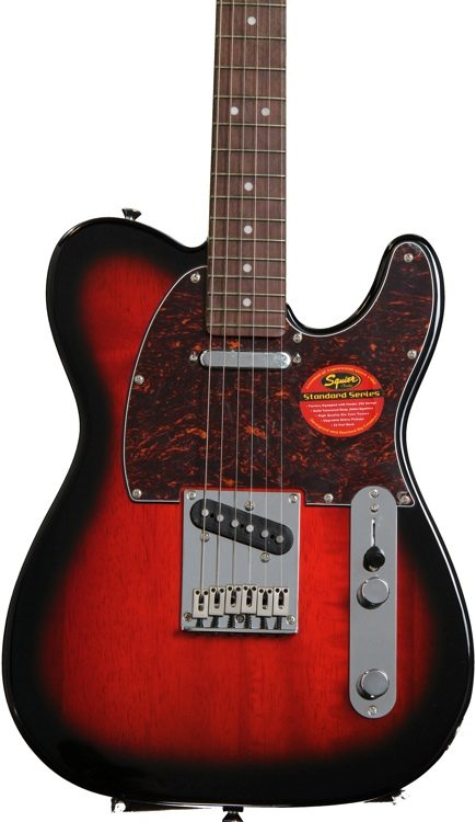 レオパードフラワーブラック ☆美品！Squier Telecaster Standard