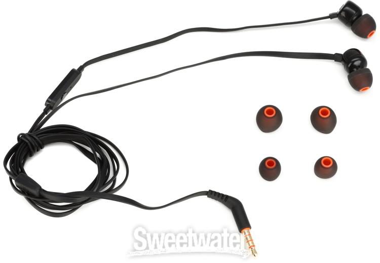 hjul linje Forpustet JBL Lifestyle Tune 110 In Ear Monitors - Black | Sweetwater