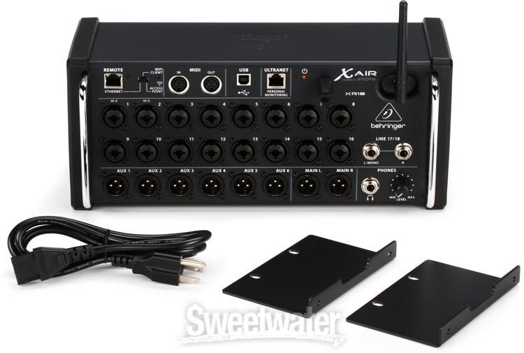 Behringer X Air Xr18 18 Channel Tablet Controlled Digital Mixer Sweetwater