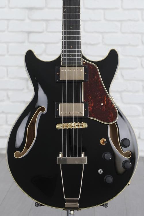 Ibanez Artcore Expressionist AMH90 Hollowbody Electric Guitar - Black