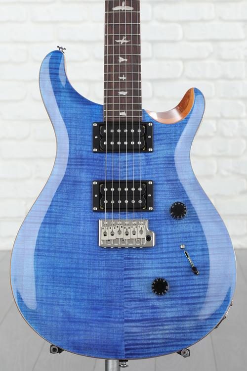 PRS SE Custom 24 Electric Guitar - Faded Blue | Sweetwater