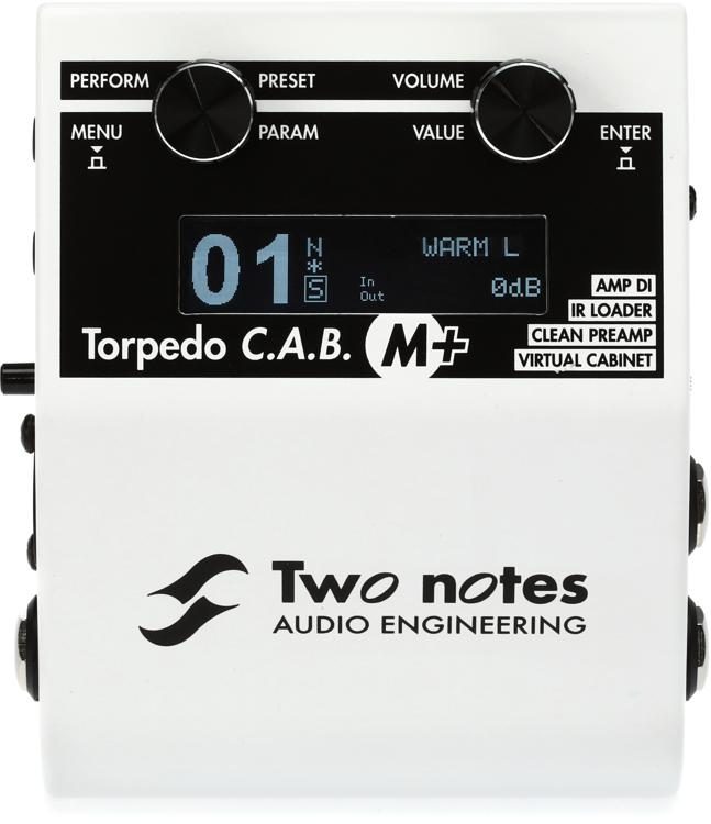Two Notes Torpedo C.A.B. M+ Speaker Simulator Pedal | Sweetwater