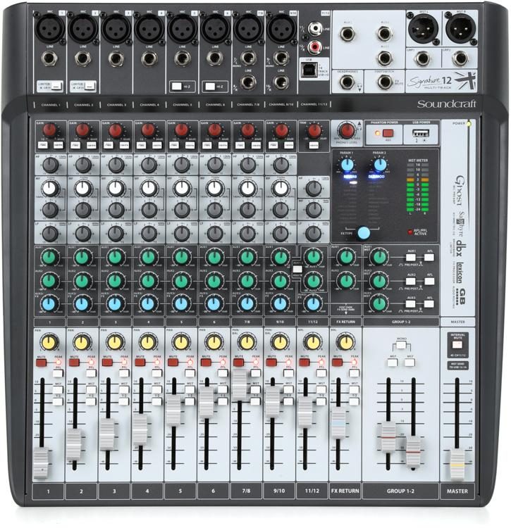 Soundcraft Signature MTK Mixer and Audio Interface with Effects | Sweetwater