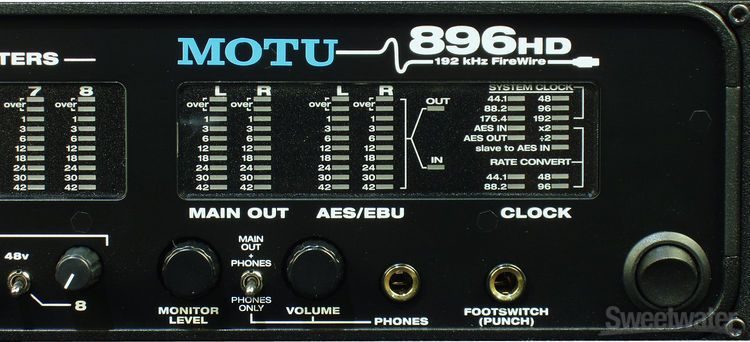 選ぶなら MOTU 896HD 192kHz オーディオインターフェース DTM/DAW 楽器 
