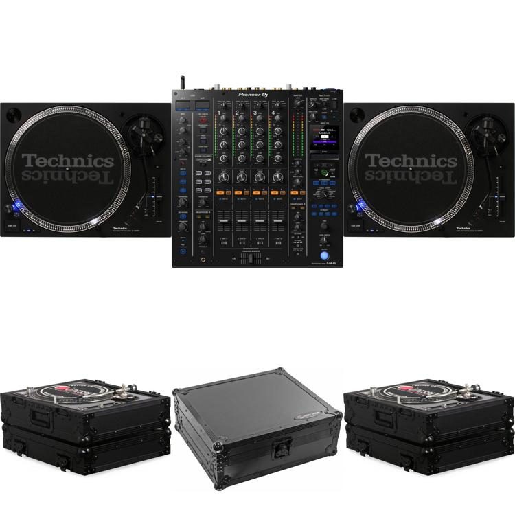 Pioneer DJ DJM-A9 4-channel and SL-1200MK7 Case Bundle | Sweetwater