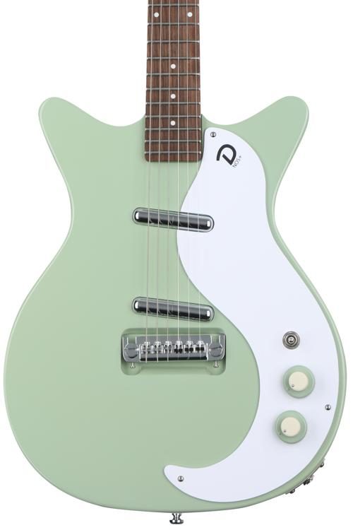 danelectro green guitar