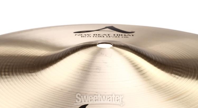 Zildjian 13 inch A Zildjian New Beat Hi-hat Cymbals | Sweetwater