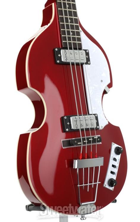 red hofner bass