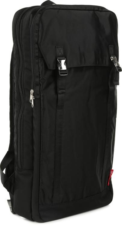 black padded backpack