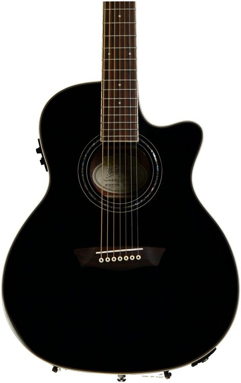 washburn 7 string acoustic guitar