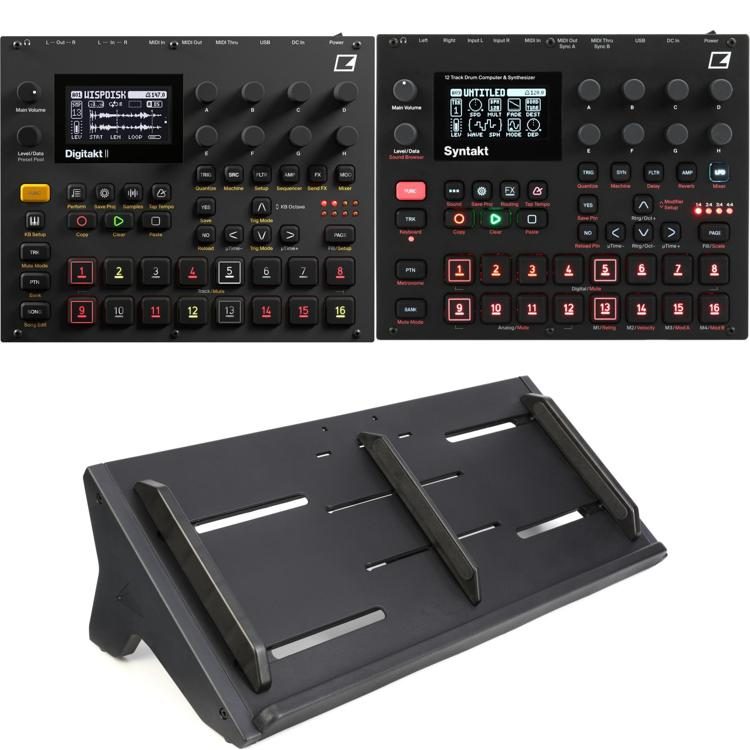 Elektron Digitakt and Syntakt with Desktop Stand | Sweetwater