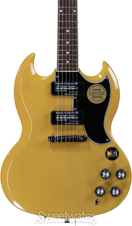 epiphone sg yellow