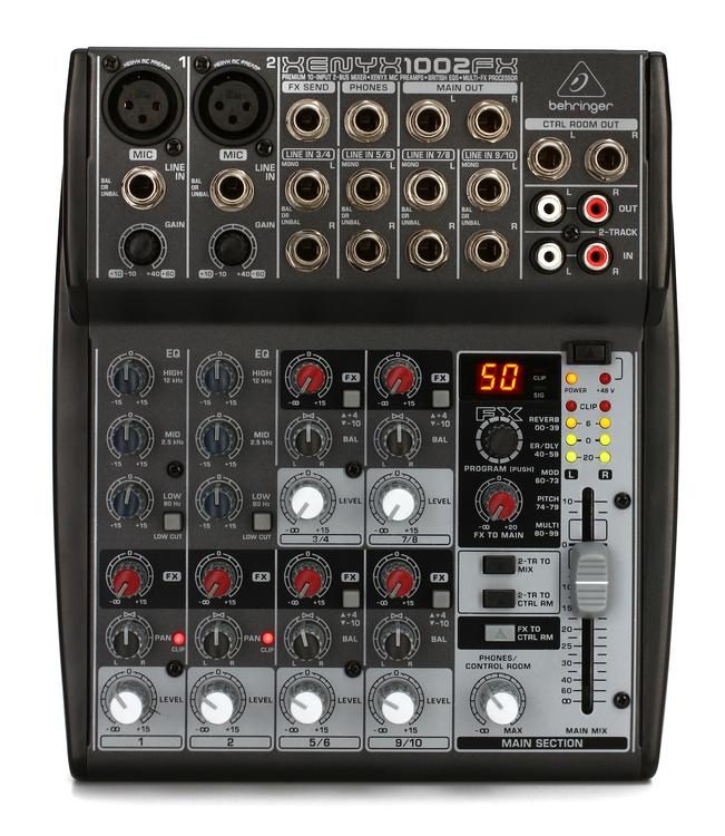 Behringer xenyx x1222usb usb mixer